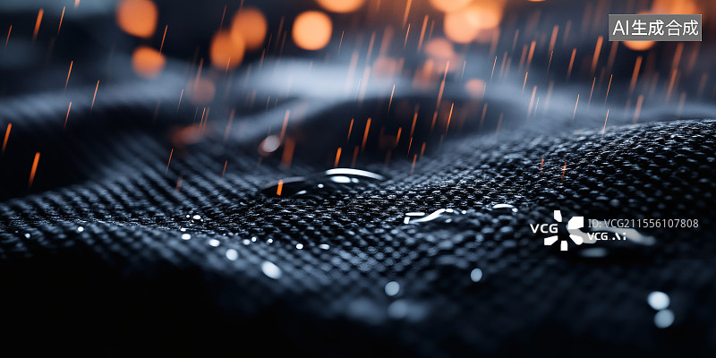 【AI数字艺术】户外防水闪耀黑色背景图片素材