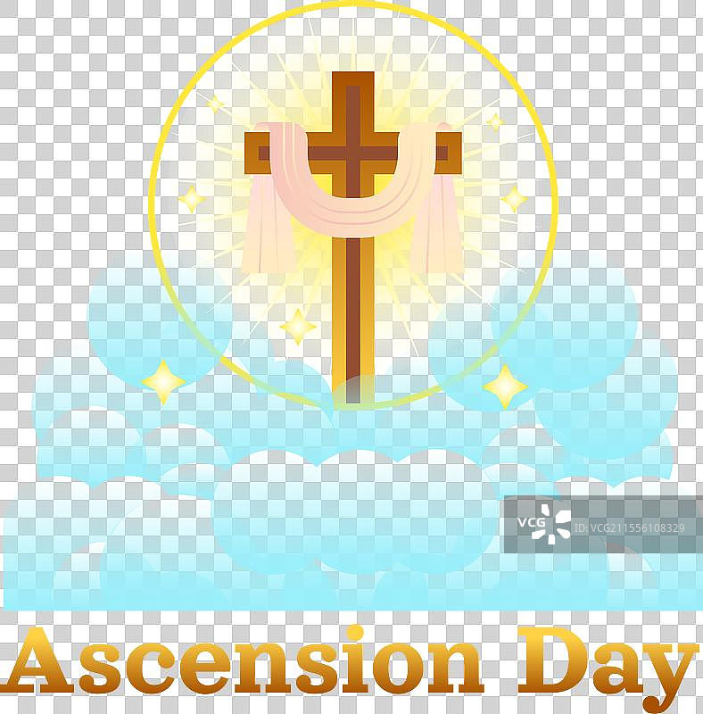 耶稣基督的升天日图片素材