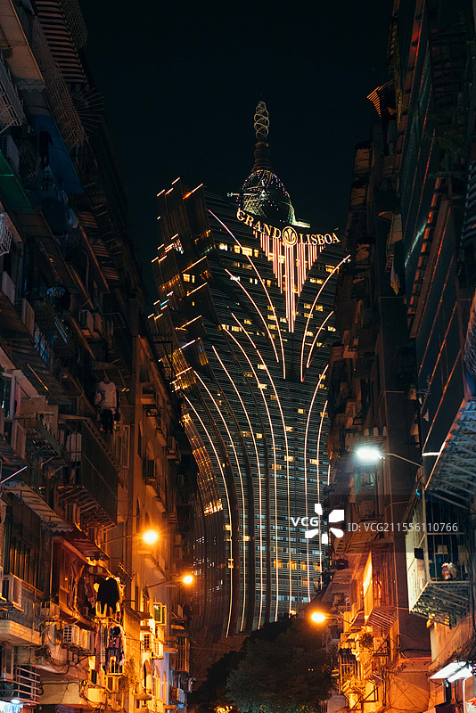 澳门，大三巴，官也街，威尼斯人，旅行风光照图片素材