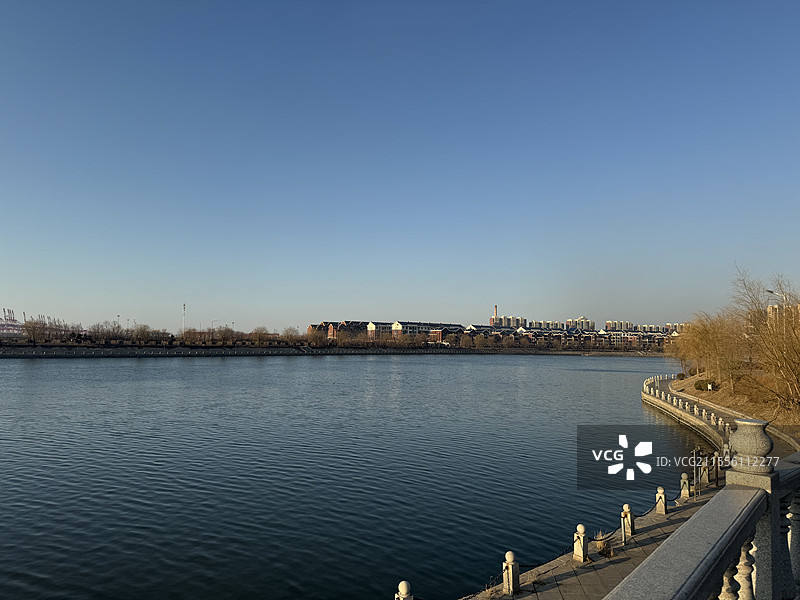 营口月亮湖公园图片素材