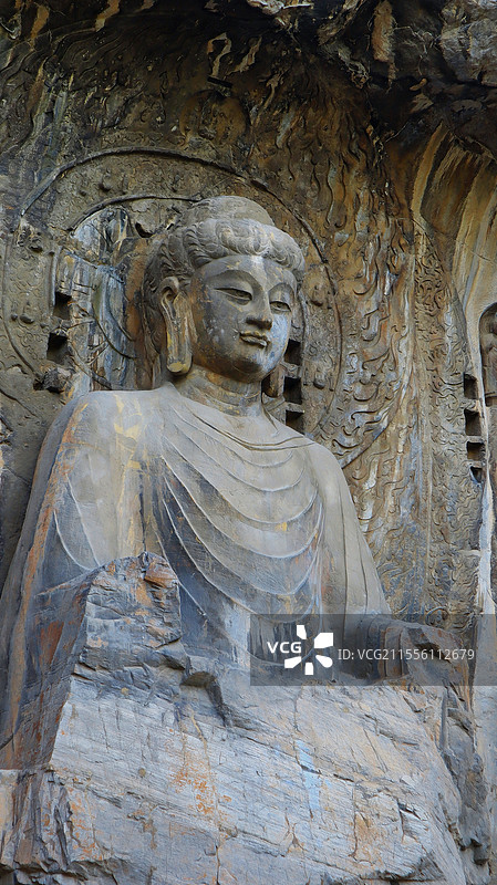 卢舍那大佛（龙门石窟）图片素材