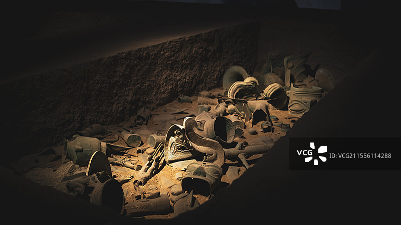 四川德阳三星堆博物馆图片素材