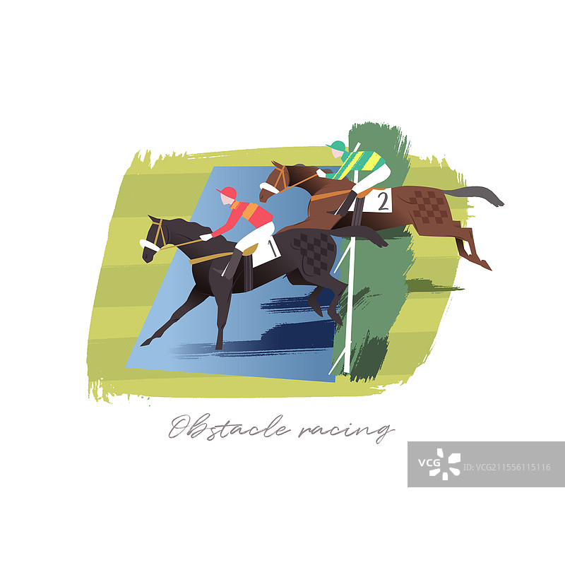 障碍赛跑图片素材