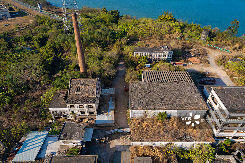 中国广东省惠州市惠城区，水口镇，航拍乡村建筑之美！图片素材