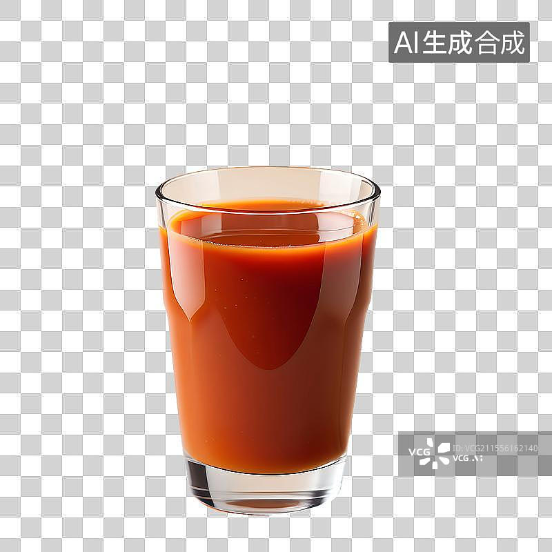 【AI数字艺术】一杯番茄汁图片素材