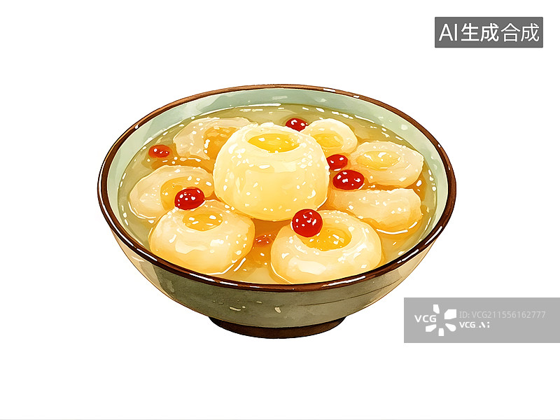 【AI数字艺术】冰糖炖雪梨图片素材