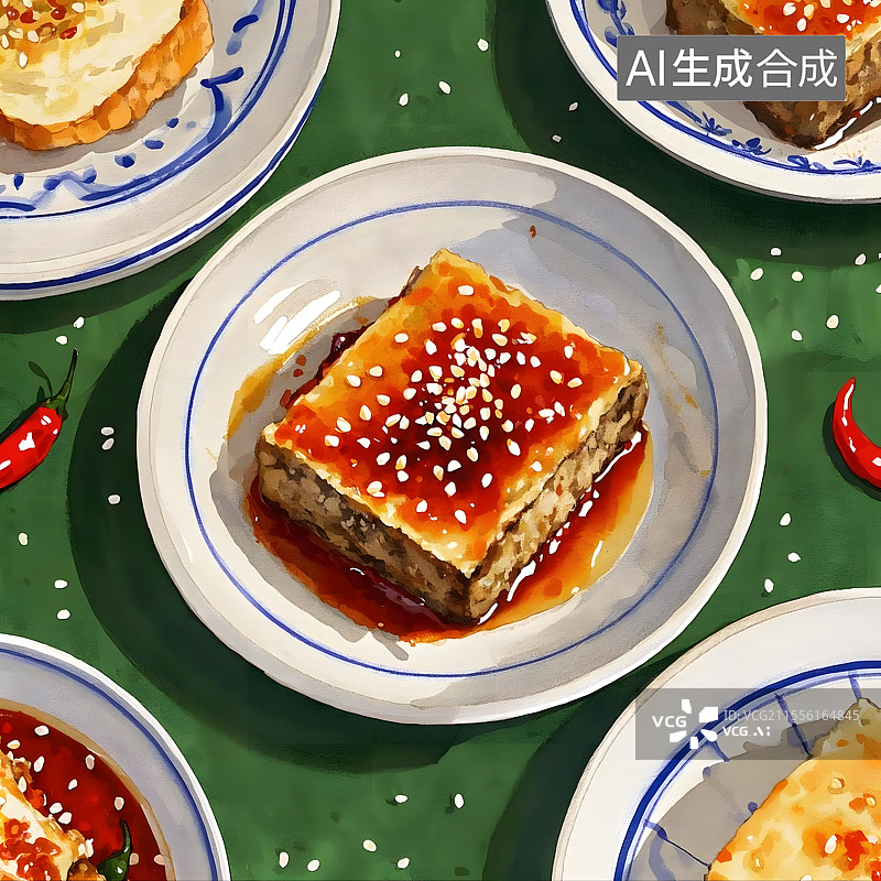 【AI数字艺术】臭豆腐图片素材