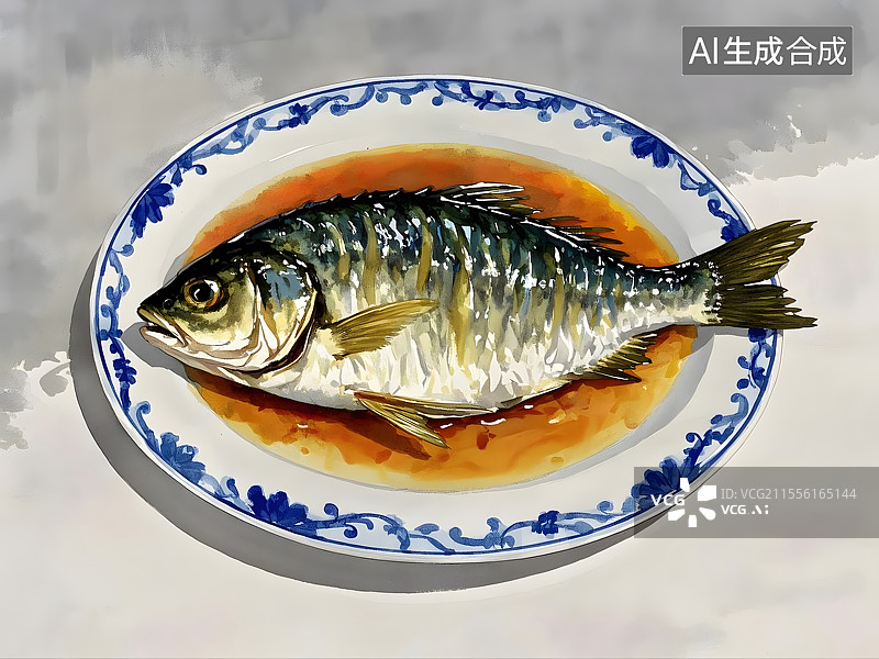 【AI数字艺术】臭鳜鱼图片素材