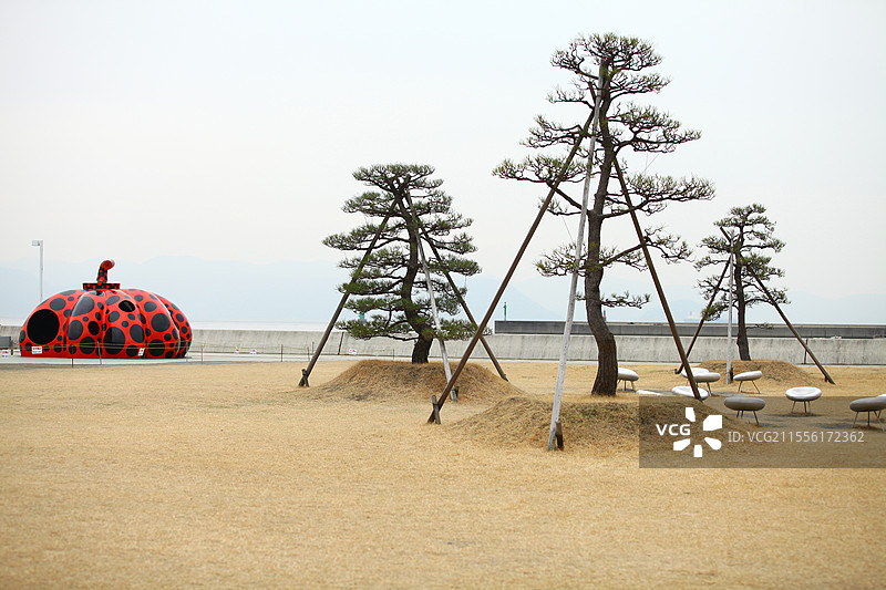 日本濑户内海的艺术博览会图片素材