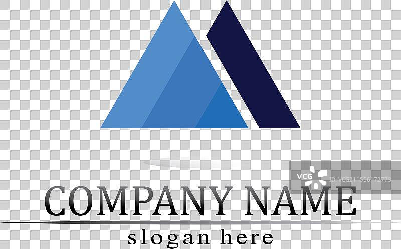 三角金字塔标志设计与象征埃及文化图片素材