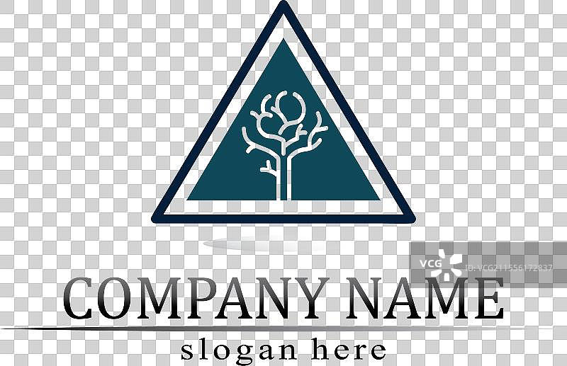 三角金字塔标志设计与埃及象征图片素材