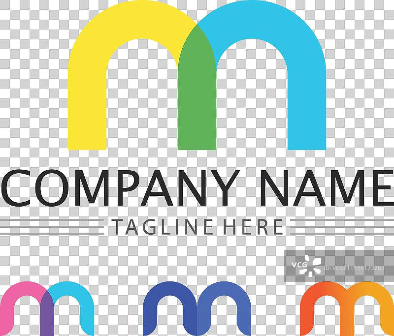 字母M标志模板图片素材