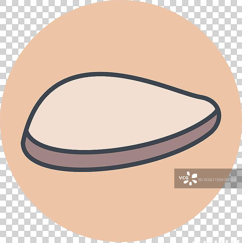 与健康食品相关的鸡胸肉图标图片素材