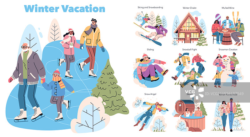 冬季假期公寓图片素材