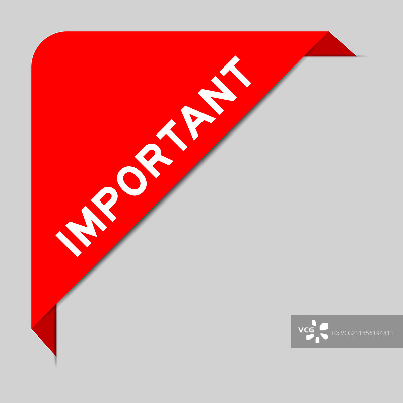 带有文字的红色角标横幅图片素材