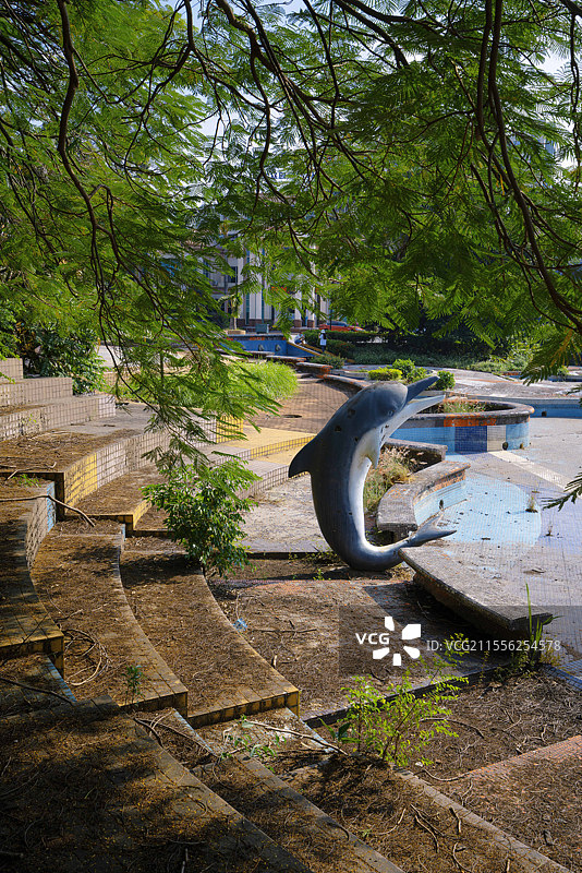 东莞樟木头镇，废弃游乐园，建筑之美！图片素材