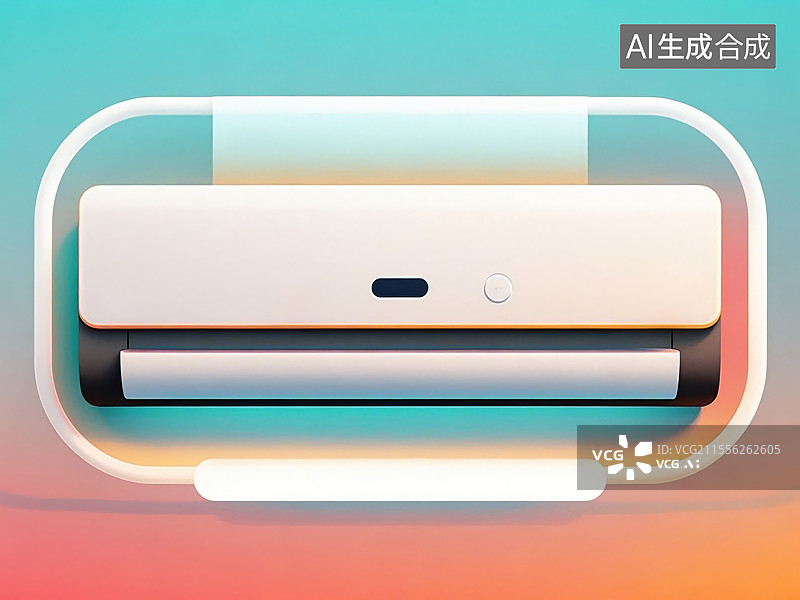 【AI数字艺术】空调图标图片素材