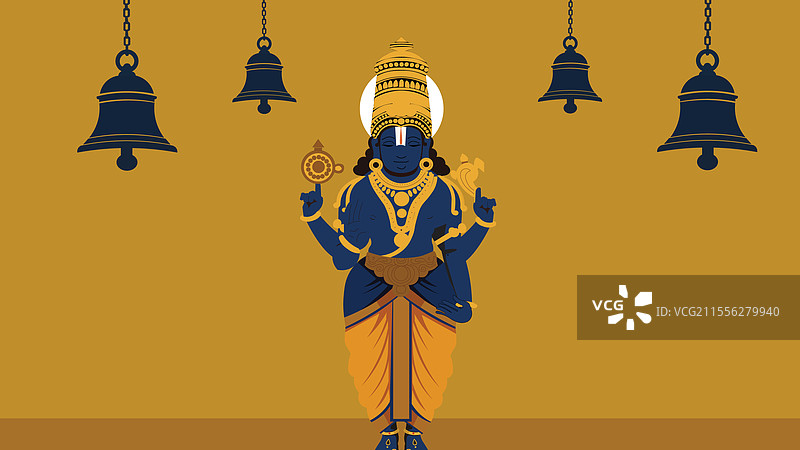 维克特斯瓦拉神庙的钟声图片素材