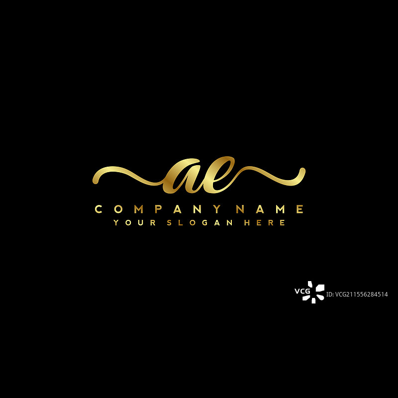 ae初始手写logo图片素材