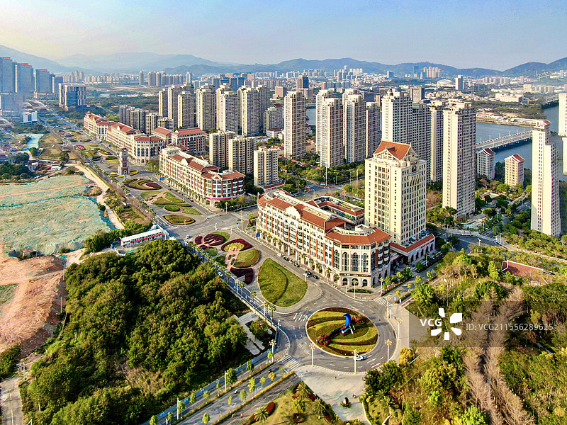 厦门·集美新城·诚毅大街图片素材