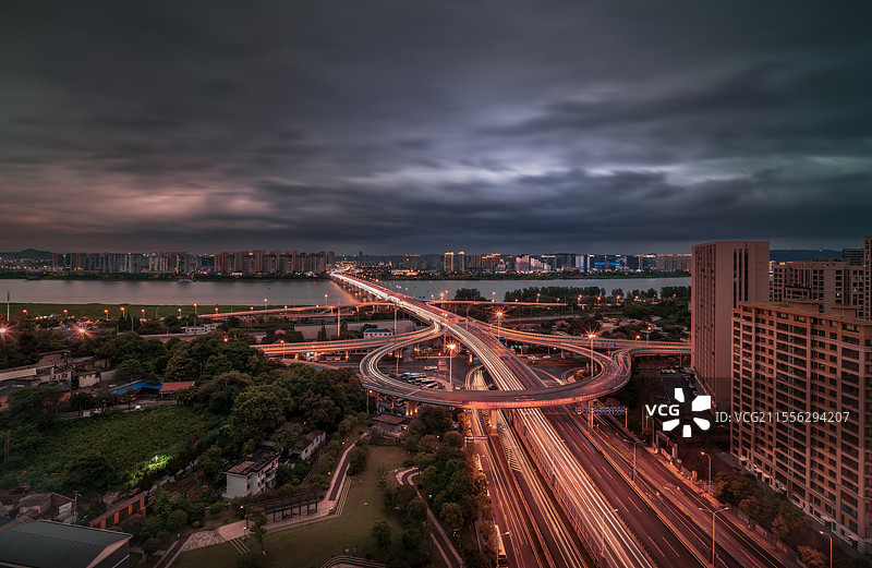 长沙湘府路大桥图片素材