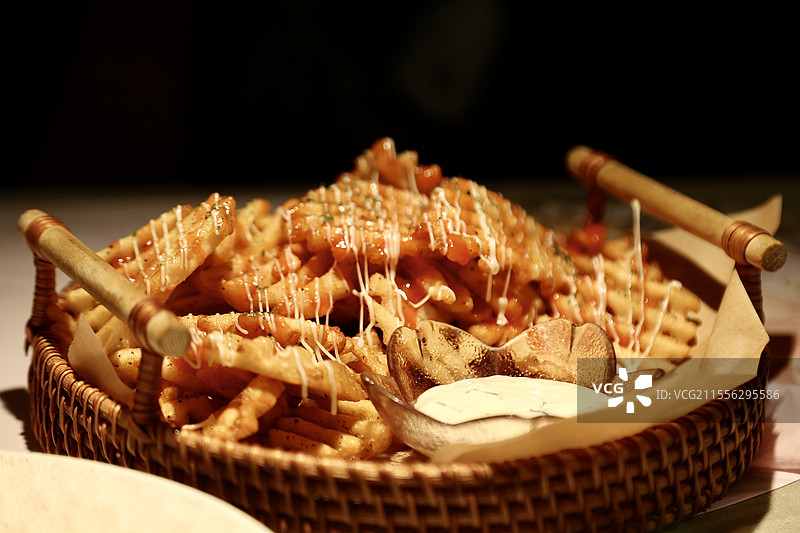 芝士薯格图片素材