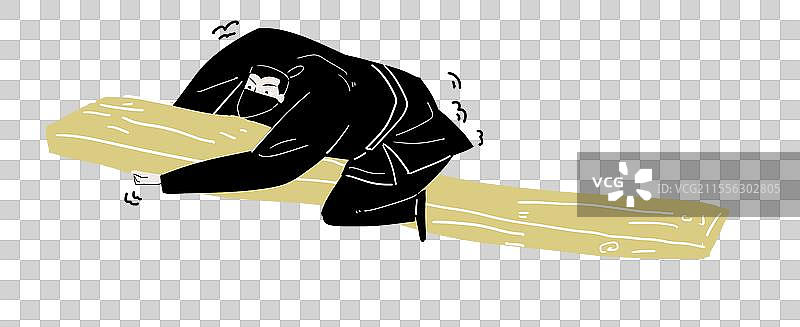 梁上君子成语典故插画元素图片素材