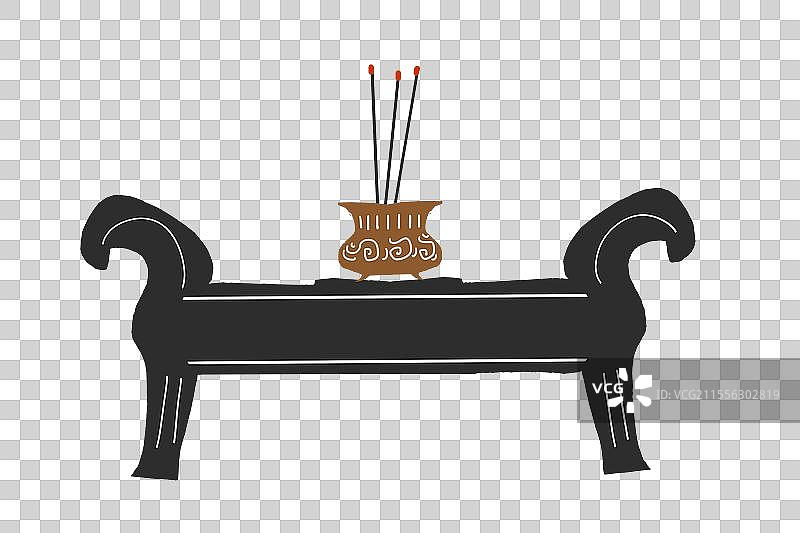 祭祀桌插画元素图片素材