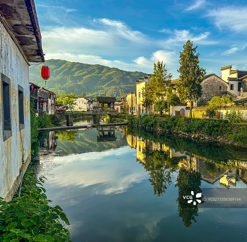 呈坎八卦村图片素材