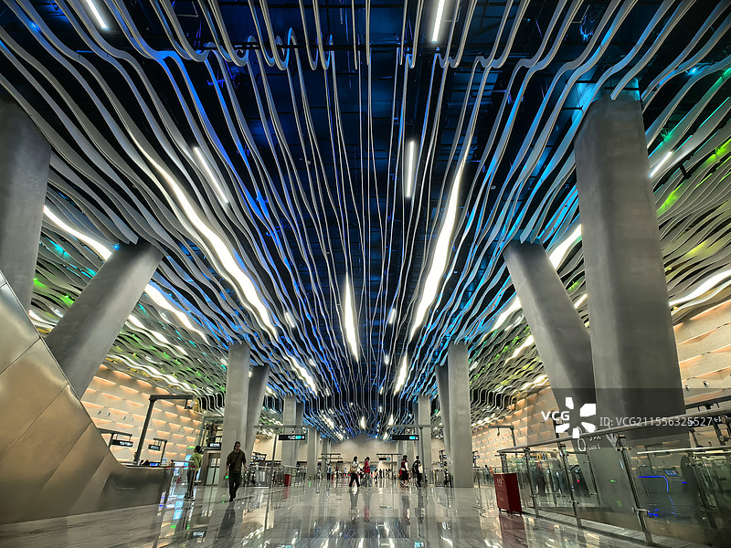 广州彩虹桥地铁站图片素材