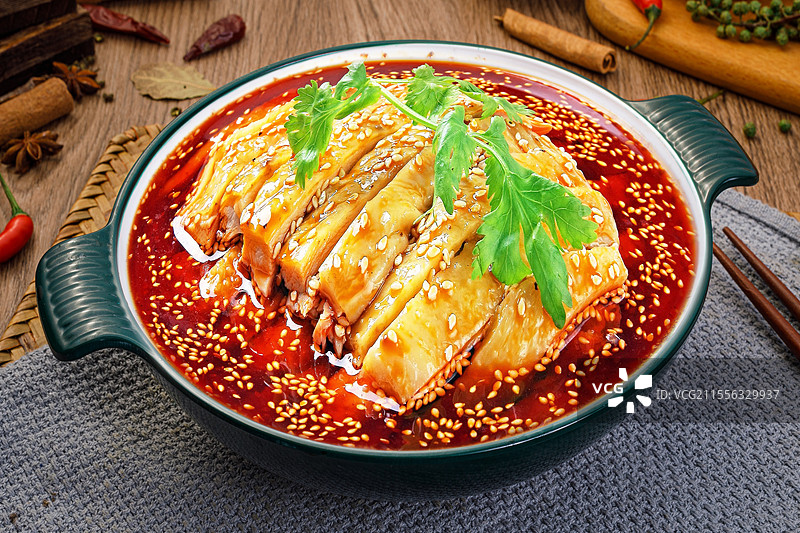 美食口水鸡图片素材