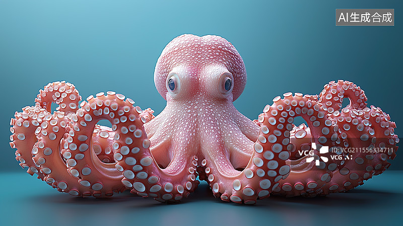 【AI数字艺术】章鱼 海洋生物 水下图片素材