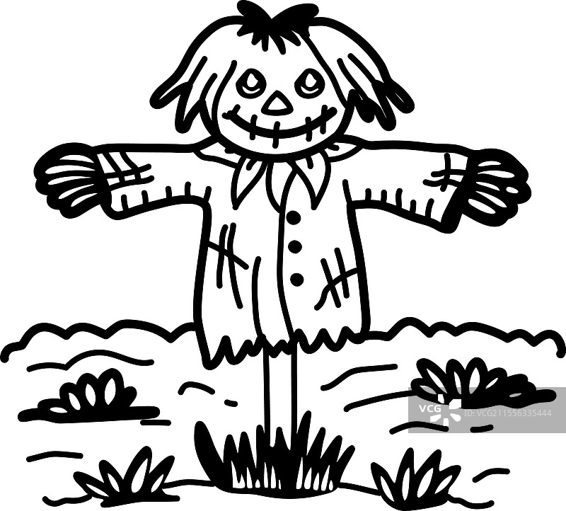 稻草人图片素材