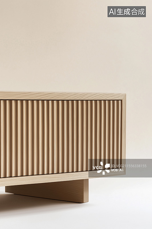 【AI数字艺术】现代简约木质家具简约背景图片素材