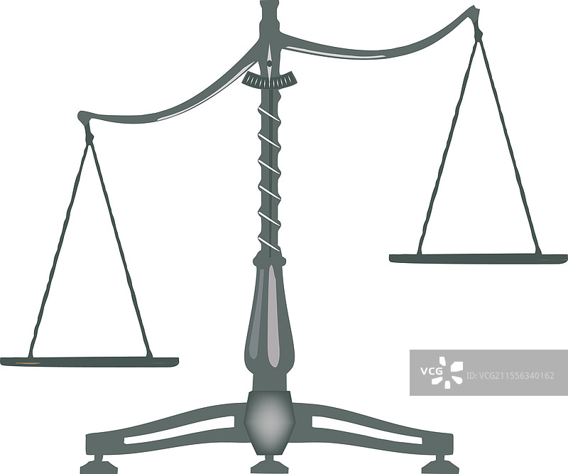平衡秤比较重量的图示图片素材