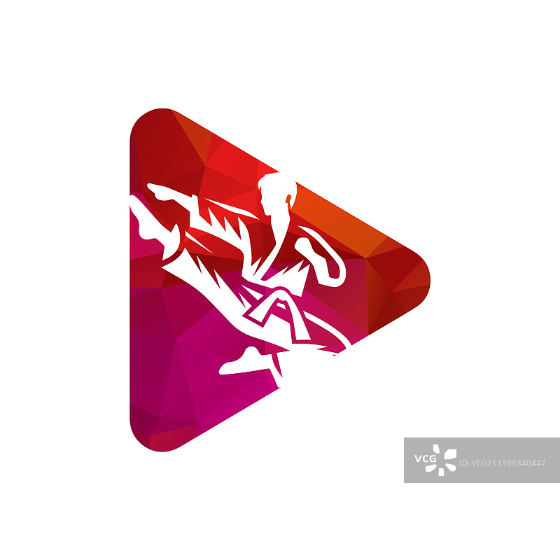 武术家标志设计图片素材