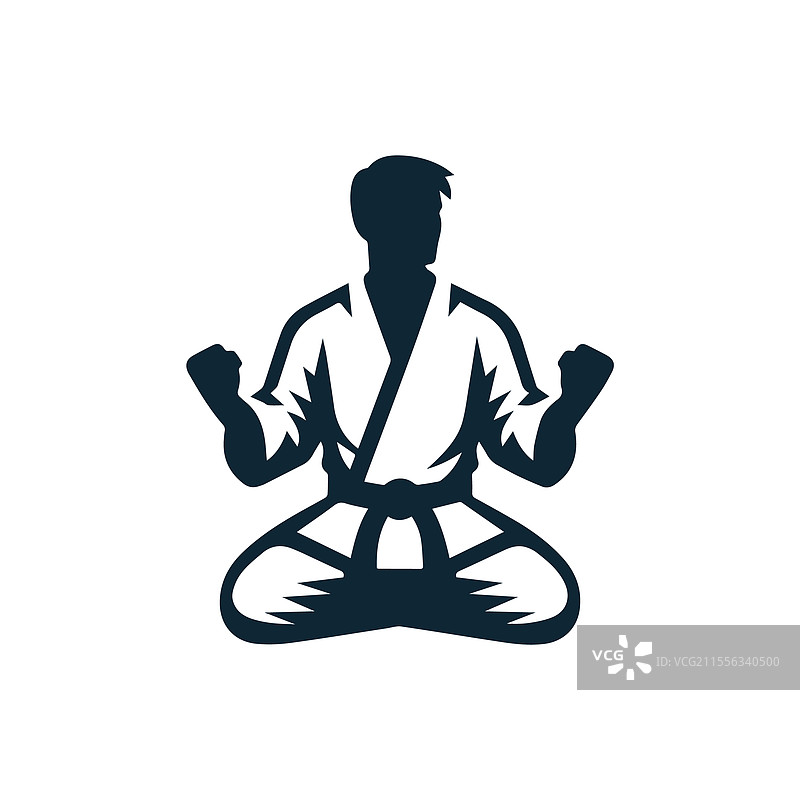 武术家标志设计图片素材