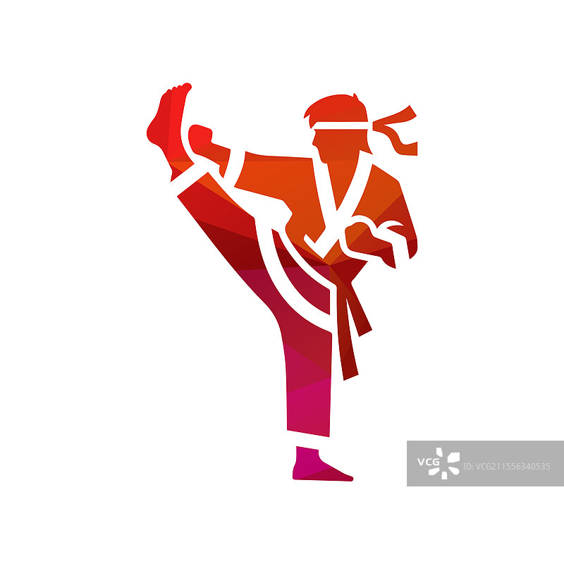 武术家标志设计图片素材