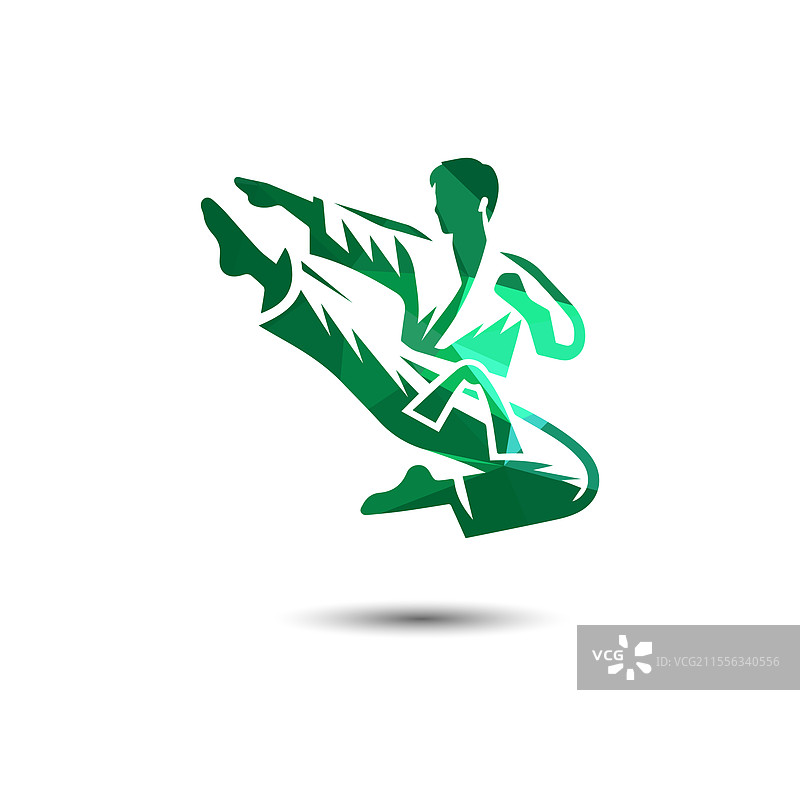 武术家标志设计图片素材