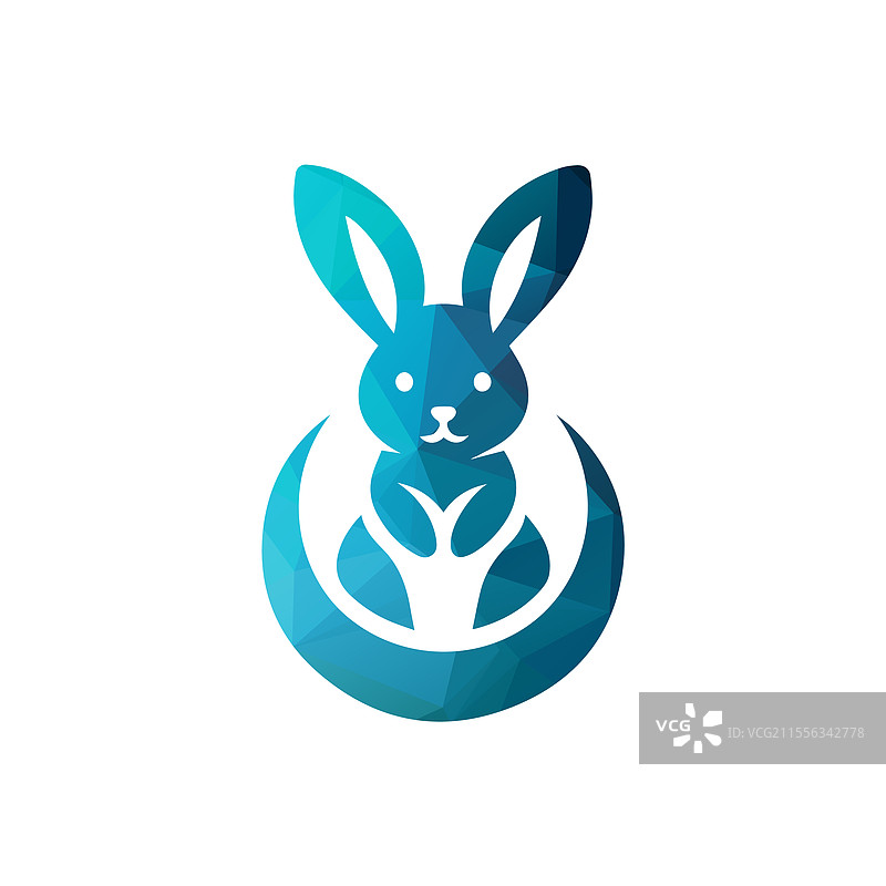 兔子logo设计图片素材