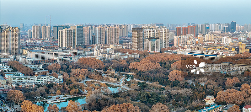 邯郸 丛台区 中华北大街 丛台公园 城市图片素材