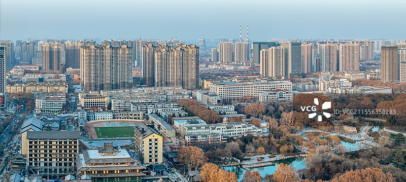 邯郸 丛台区 中华北大街 丛台公园 城市图片素材