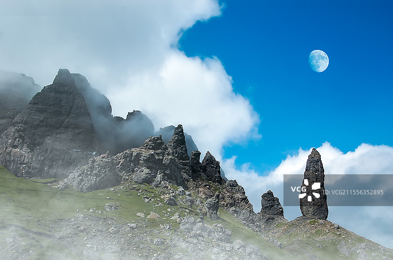 苏格兰天空岛奇观图片素材