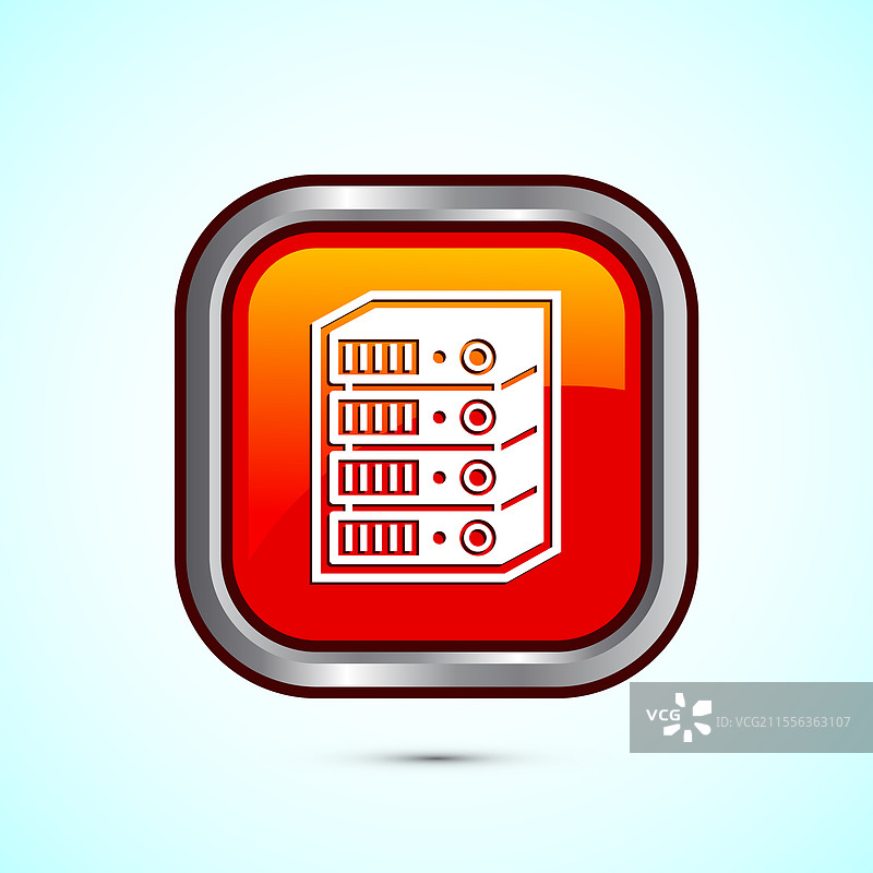 数据中心图标设计 计算机服务器图标图片素材