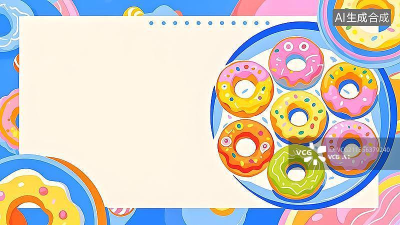 【AI数字艺术】2D卡通环绕图片素材