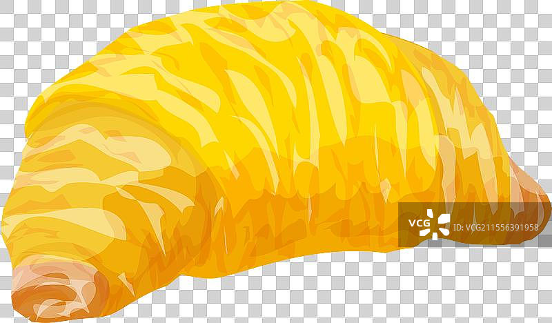 美味的卡通法式新鲜可颂图标图片素材