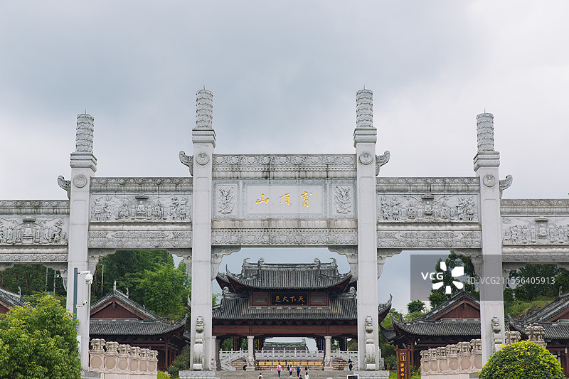 重庆大足石刻宝顶山景区图片素材