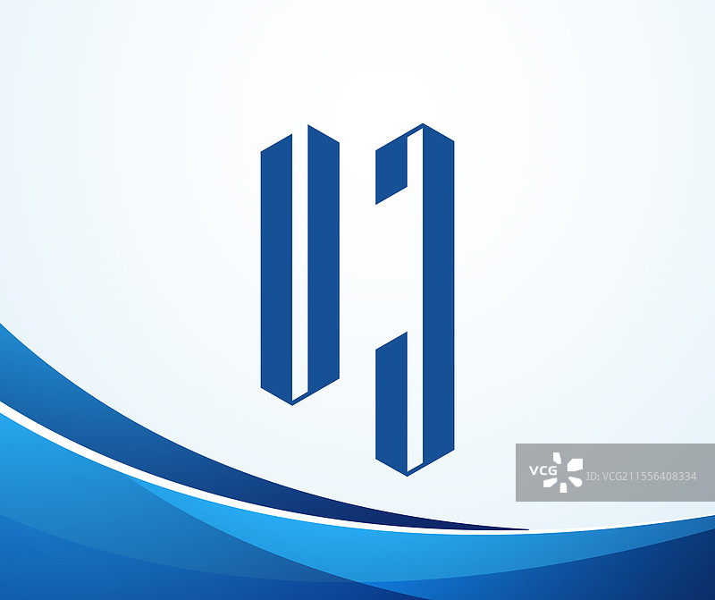 vj alphabet letter logo design template elements图片素材