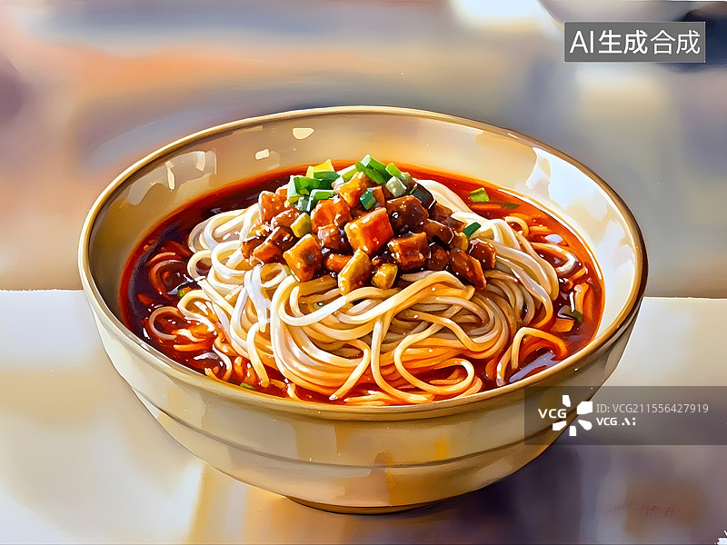 【AI数字艺术】打卤面图片素材