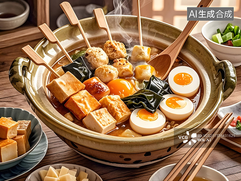 【AI数字艺术】关东煮图片素材